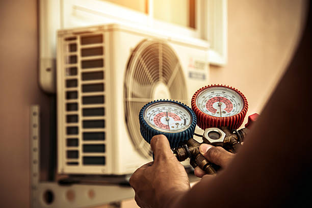 Professional Ac Installation technician working in White Hall, MD